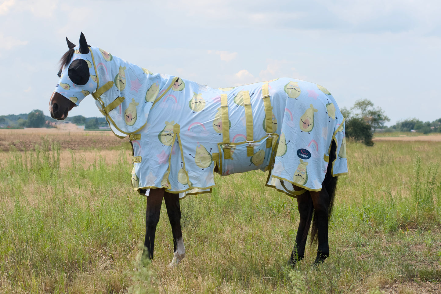 Maska Lycra Rainbow Avocado Savio Equestrian