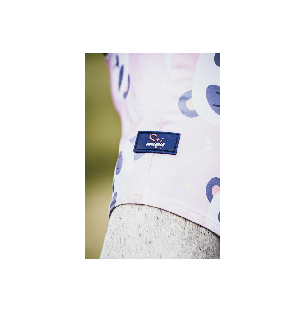 Maska Lycra Pink Panda Savio Equestrian