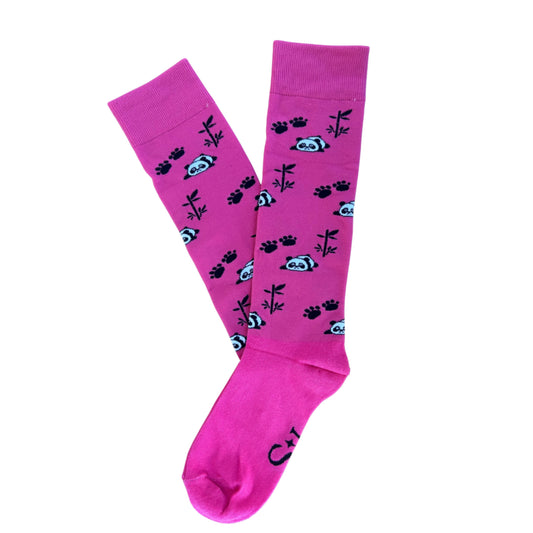 Podkolanówki Jeździeckie Pink Panda Savio Equestrian