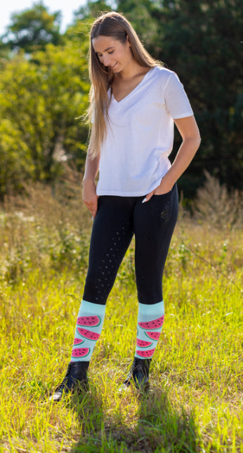 Podkolanówki Jeździeckie Watermelon Savio Equestrian
