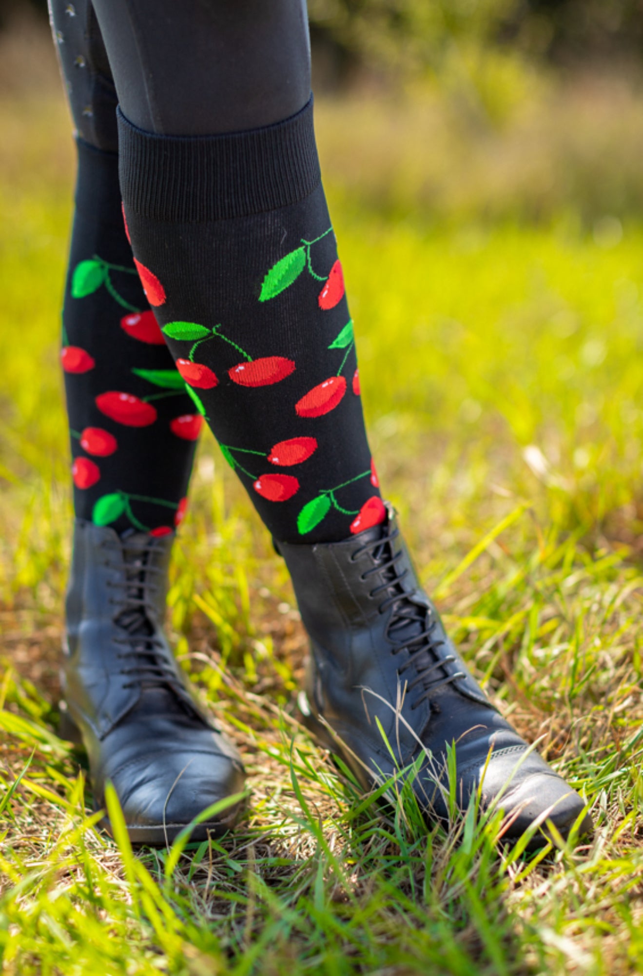 Podkolanówki Jeździeckie Cherry Savio Equestrian