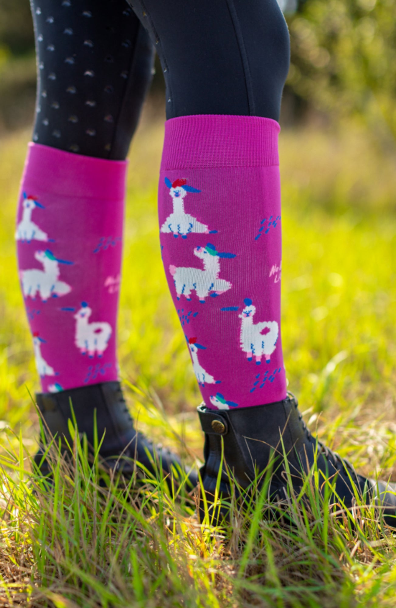Podkolanówki Jeździeckie No Drama Lama Savio Equestrian