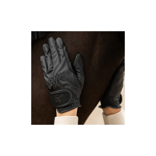 Rękawiczki Black Grip Savio Equestrian