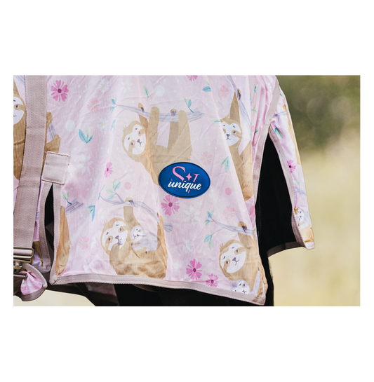 Derka Siatkowa z Kapturem Pink Sloth Savio Equestrian