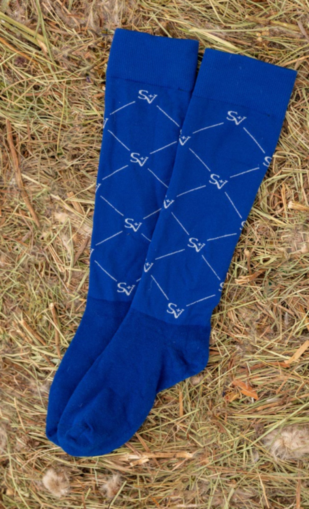 Podkolanówki Jeździeckie Navy Elegance Savio Equestrian