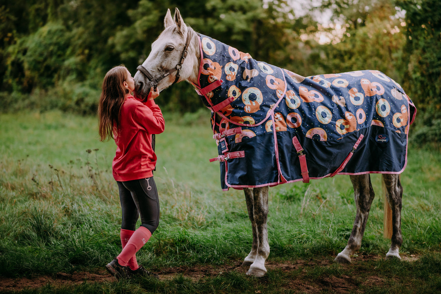 Turnout Rug 150 g  Donuts Sloths Savio Equestrian