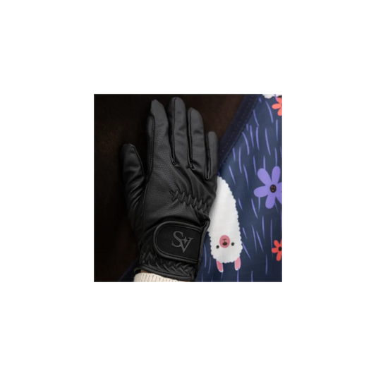 Rękawiczki Black Winter Grip Savio Equestrian