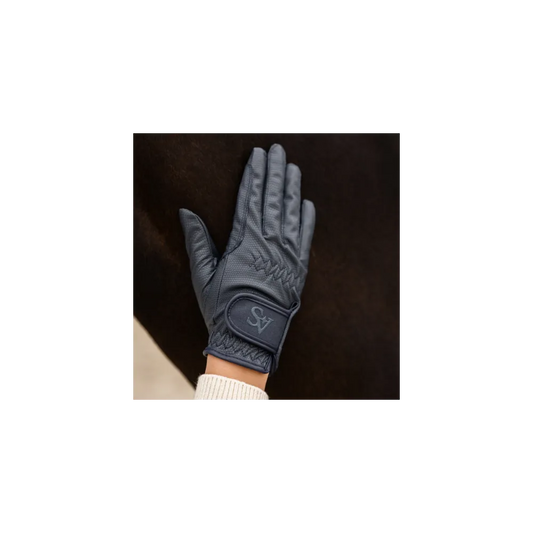 Rękawiczki Navy Grip Savio Equestrian