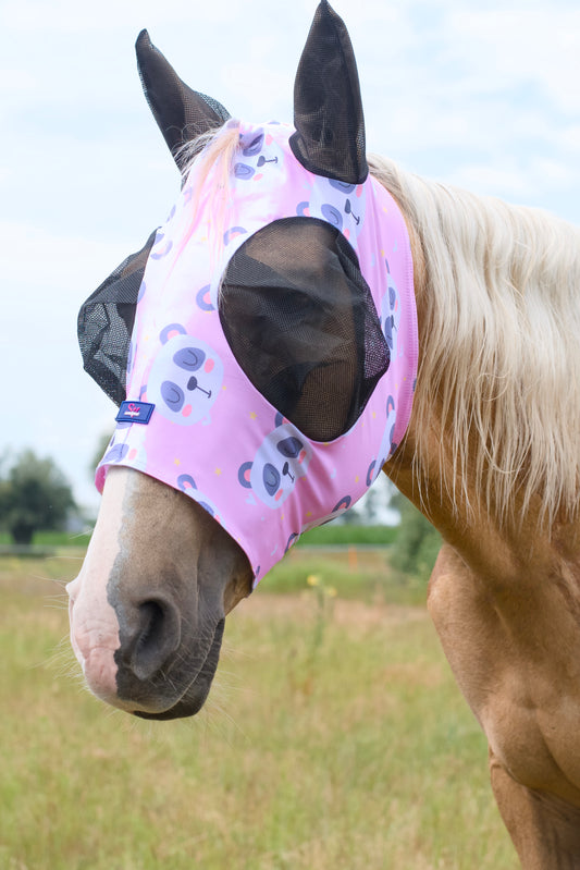 Maska Lycra Pink Panda Savio Equestrian