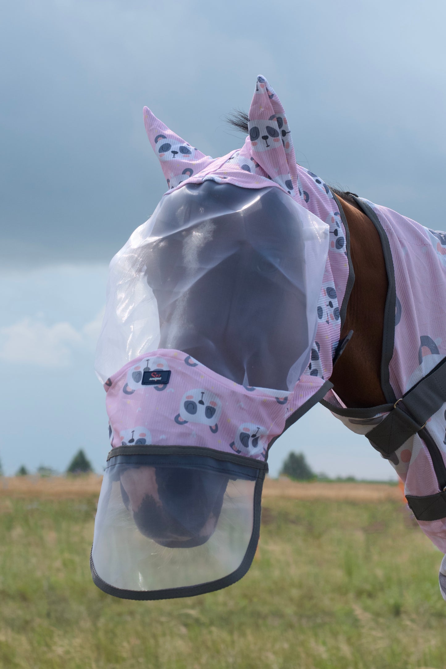 Maska Przeciw Owadom Pink Panda Savio Equestrian