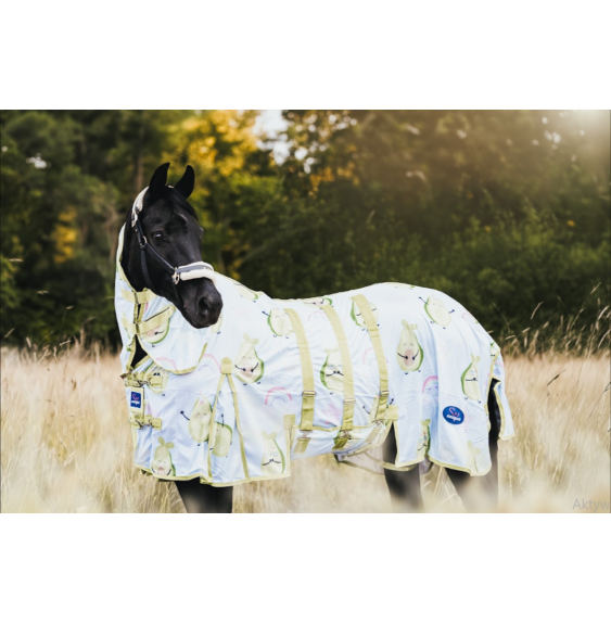 Derka Siatkowa z Kapturem Rainbow Avocado Savio Equestrian