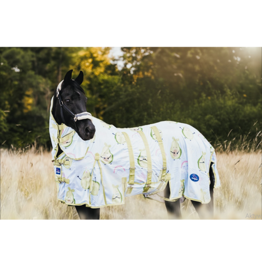Derka Siatkowa z Kapturem Rainbow Avocado Savio Equestrian