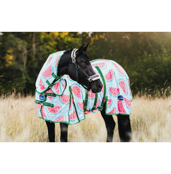 Derka Siatkowa z Kapturem Watermelon Savio Equestrian