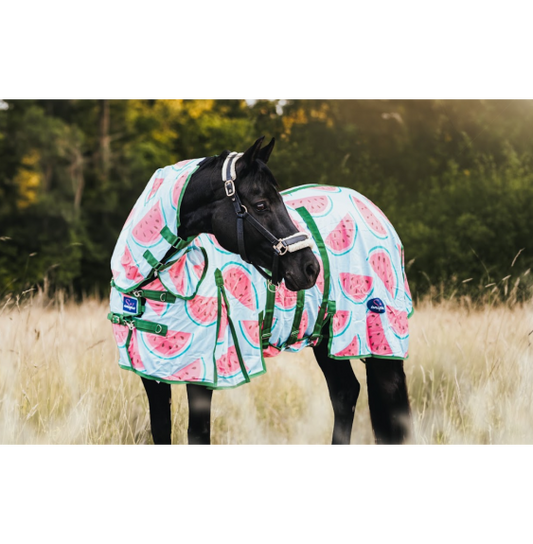 Derka Siatkowa z Kapturem Watermelon Savio Equestrian