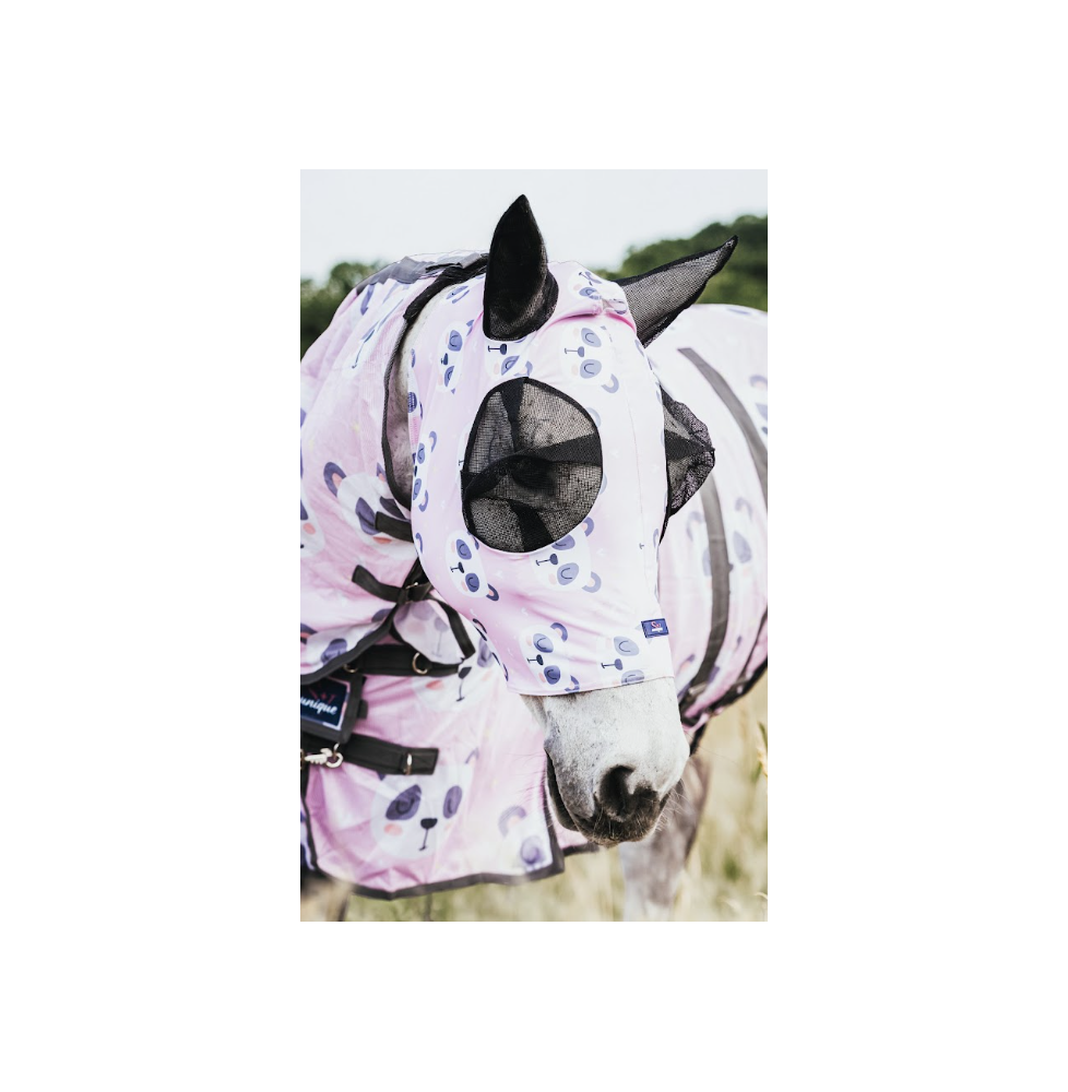 Maska Lycra Pink Panda Savio Equestrian