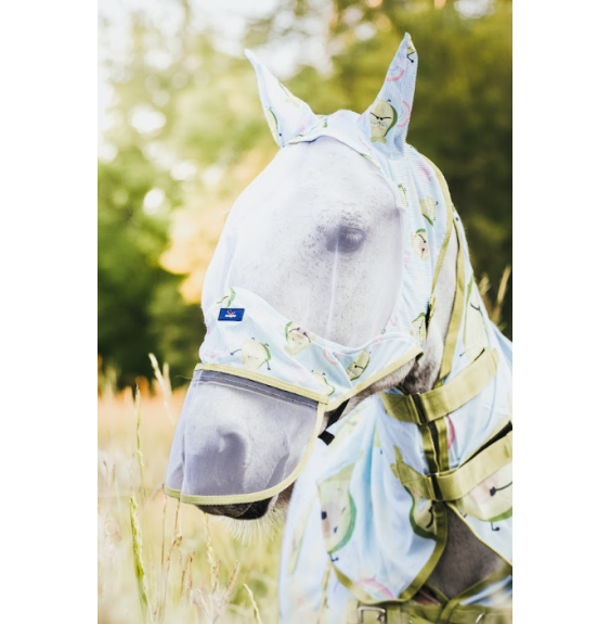 Maska Przeciw Owadom Rainbow Avocado Savio Equestrian
