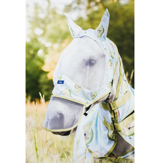 Maska Przeciw Owadom Rainbow Avocado Savio Equestrian