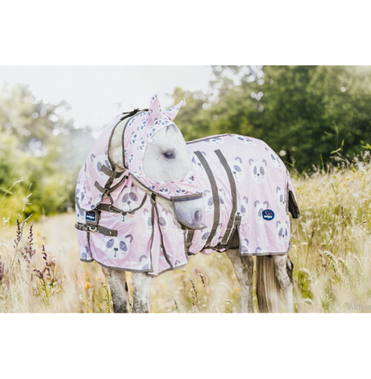 Derka Siatkowa z Kapturem Pink Panda Savio Equestrian